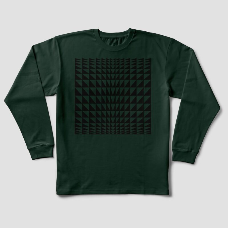 Sudadera verde diseño trasero Smilax