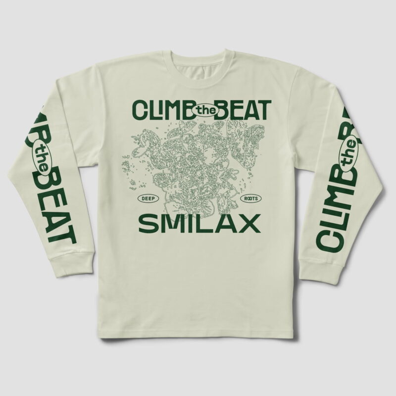 Sudadera beige climb diseño Smilax